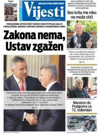 Vijesti - broj 7968, 14. jun 2020.