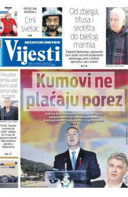 Vijesti - broj 7413, 25. nov 2018.