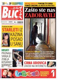 Blic - broj 6676, 14. sep 2015.