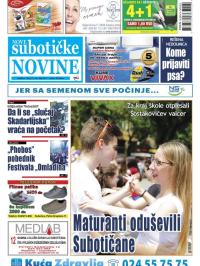 Nove Subotičke novine - broj 21, 26. maj 2017.