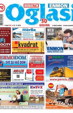 Novosti oglasi - broj 1561, 27. feb 2019.