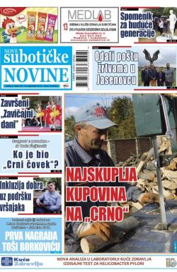 Nove Subotičke novine - broj 132, 13. sep 2019.