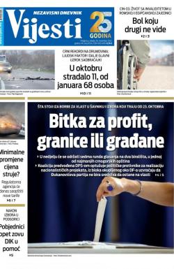 Vijesti - broj 8850, 30. nov 2022.