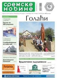 Sremske Novine - broj 2749, 6. nov 2013.