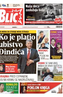 Blic - broj 6119, 24. feb 2014.