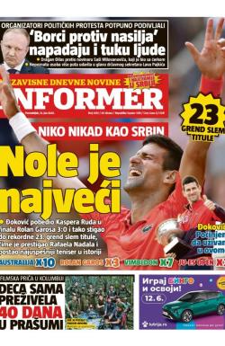 Informer - broj 3391, 12. jun 2023.