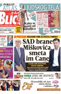 Blic - broj 6572, 2. jun 2015.