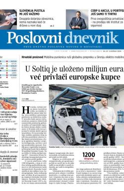 Poslovni Dnevnik - broj 5015, 26. jan 2024.