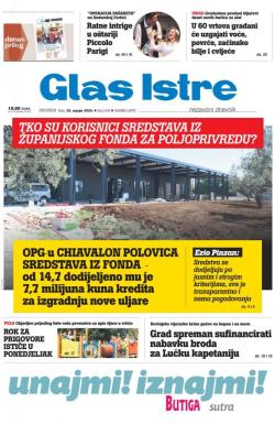 Glas Istre - broj 207, 29. jul 2020.