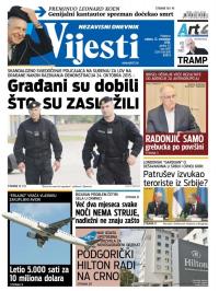 Vijesti - broj 6697, 12. nov 2016.