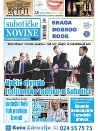 Nove Subotičke novine - broj 38, 19. sep 2014.