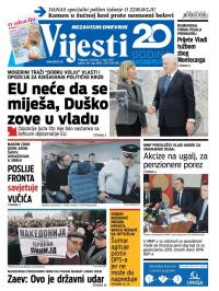 Vijesti - broj 6804, 2. mar 2017.