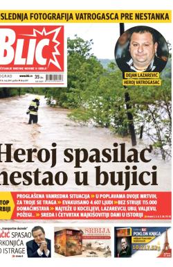 Blic - broj 6197, 16. maj 2014.