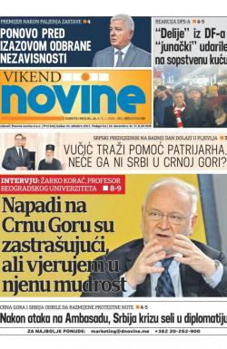 Dnevne novine - broj 2571, 4. jan 2020.