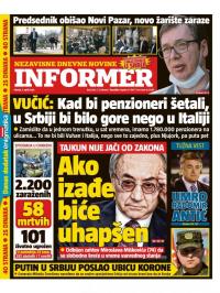 Informer - broj 2422, 7. apr 2020.