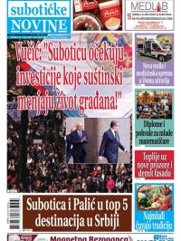 Nove Subotičke novine - broj 262, 31. mar 2022.