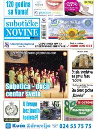 Nove Subotičke novine - broj 21, 24. maj 2013.