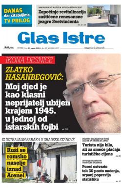 Glas Istre - broj 209, 31. jul 2020.