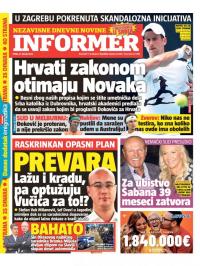 Informer - broj 2967, 21. jan 2022.