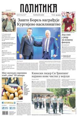 Politika - broj 39711, 21. jun 2024.