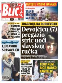 Blic - broj 7266, 9. maj 2017.