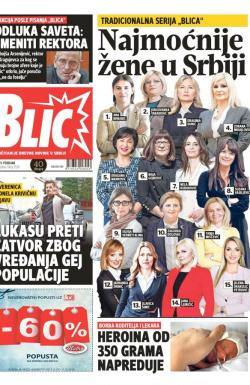 Blic - broj 7539, 9. feb 2018.