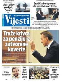 Vijesti - broj 8359, 19. jul 2021.