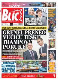 Blic - broj 8135, 11. okt 2019.