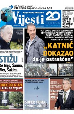 Vijesti - broj 6942, 20. jul 2017.