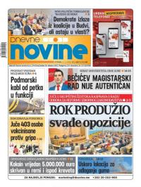 Dnevne novine - broj 2527, 12. nov 2019.