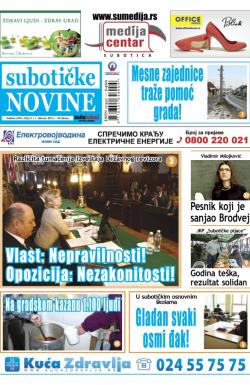 Nove Subotičke novine - broj 5, 1. feb 2013.