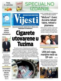 Vijesti - broj 8425, 23. sep 2021.