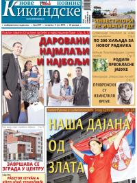 Nove kikindske novine - broj 257, 2. jul 2015.