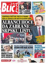 Blic - broj 8139, 15. okt 2019.