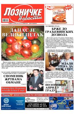 Lozničke novosti - broj 318-319, 18. apr 2014.