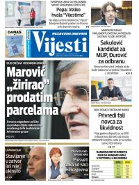 Vijesti - broj 8133, 27. nov 2020.