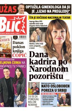 Blic - broj 6831, 20. feb 2016.