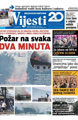 Vijesti - broj 6939, 17. jul 2017.