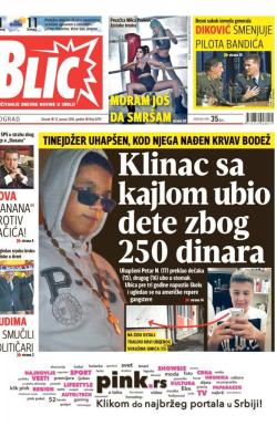 Blic - broj 6793, 12. jan 2016.