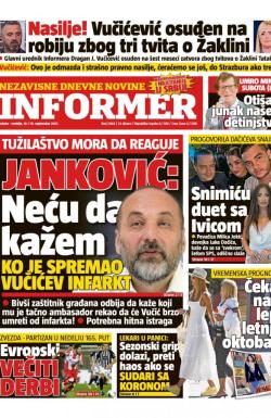 Informer - broj 2864, 18. sep 2021.