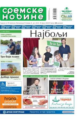 Sremske Novine - broj 2836, 8. jul 2015.