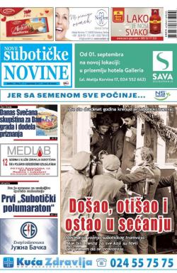 Nove Subotičke novine - broj 35, 1. sep 2017.