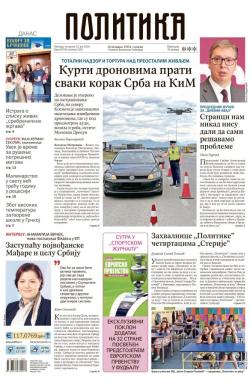 Politika - broj 39703, 13. jun 2024.