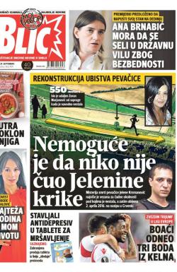 Blic - broj 7409, 29. sep 2017.