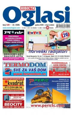 Novosti oglasi - broj 1608, 22. jan 2020.