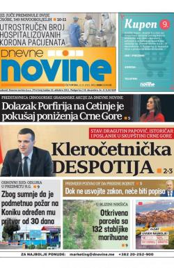 Dnevne novine - broj 3069, 12. avg 2021.