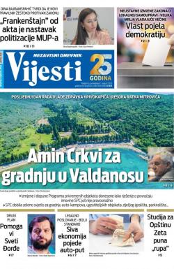 Vijesti - broj 8729, 1. avg 2022.