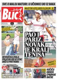 Blic - broj 8725, 14. jun 2021.