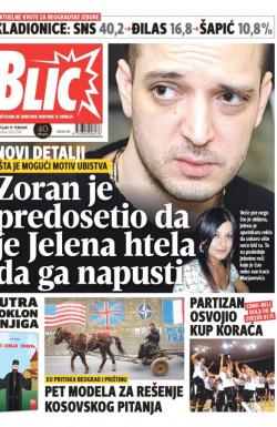 Blic - broj 7548, 19. feb 2018.