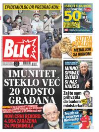 Blic - broj 8524, 18. nov 2020.